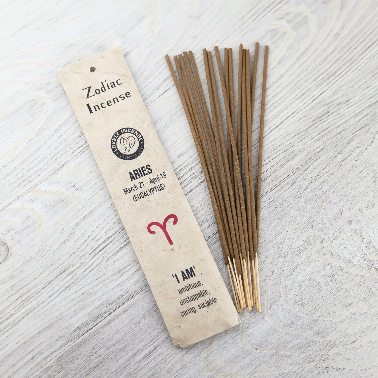 Aries Eucalyptus Zodiac Incense