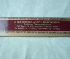 Agar 21  Ling Monastery Tibetan Settelment Incense from Pokhara Nepal