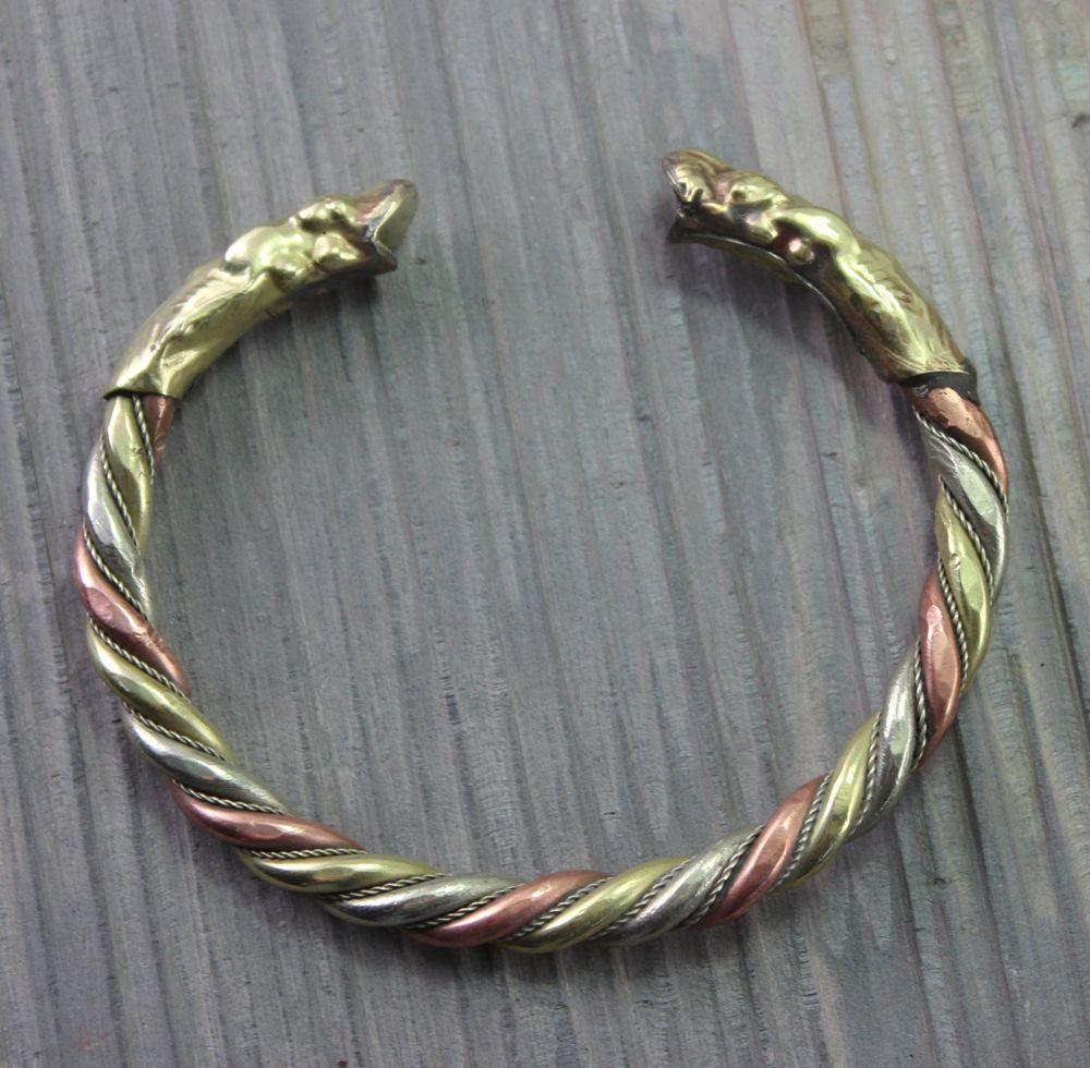 3 metal Dragon Bracelet