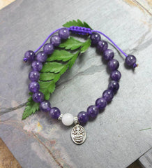 Amethyst Ganesh Wrist Mala