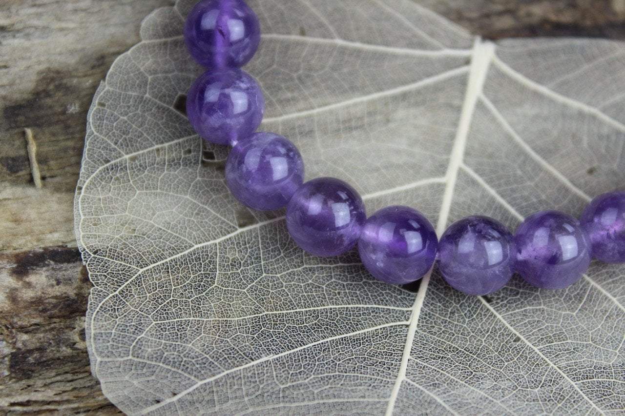 8mm Amethyst Wrist Mala