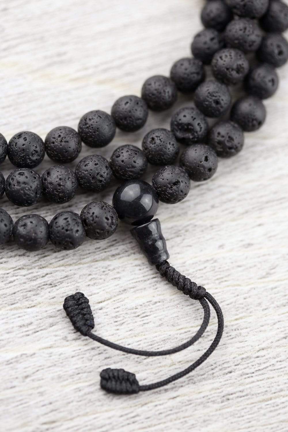 108 Bead Stabilizing Lava Rock Mala