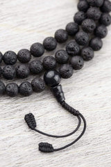 108 Bead Stabilizing Lava Rock Mala