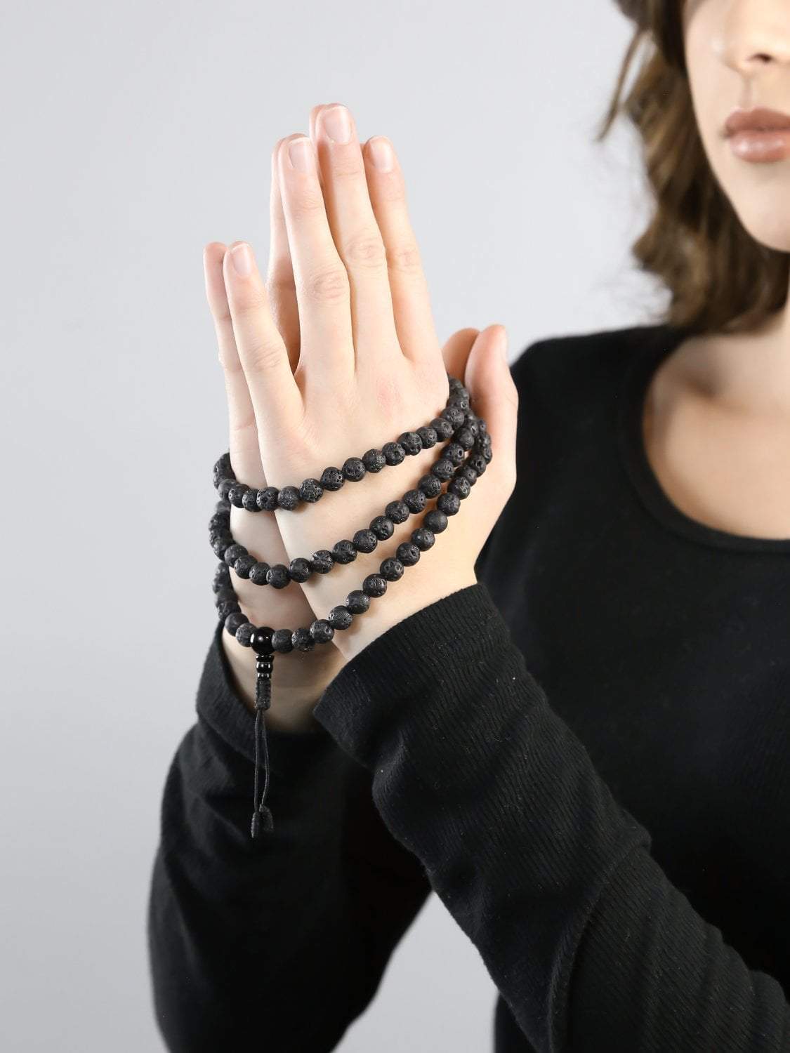 108 Bead Stabilizing Lava Rock Mala