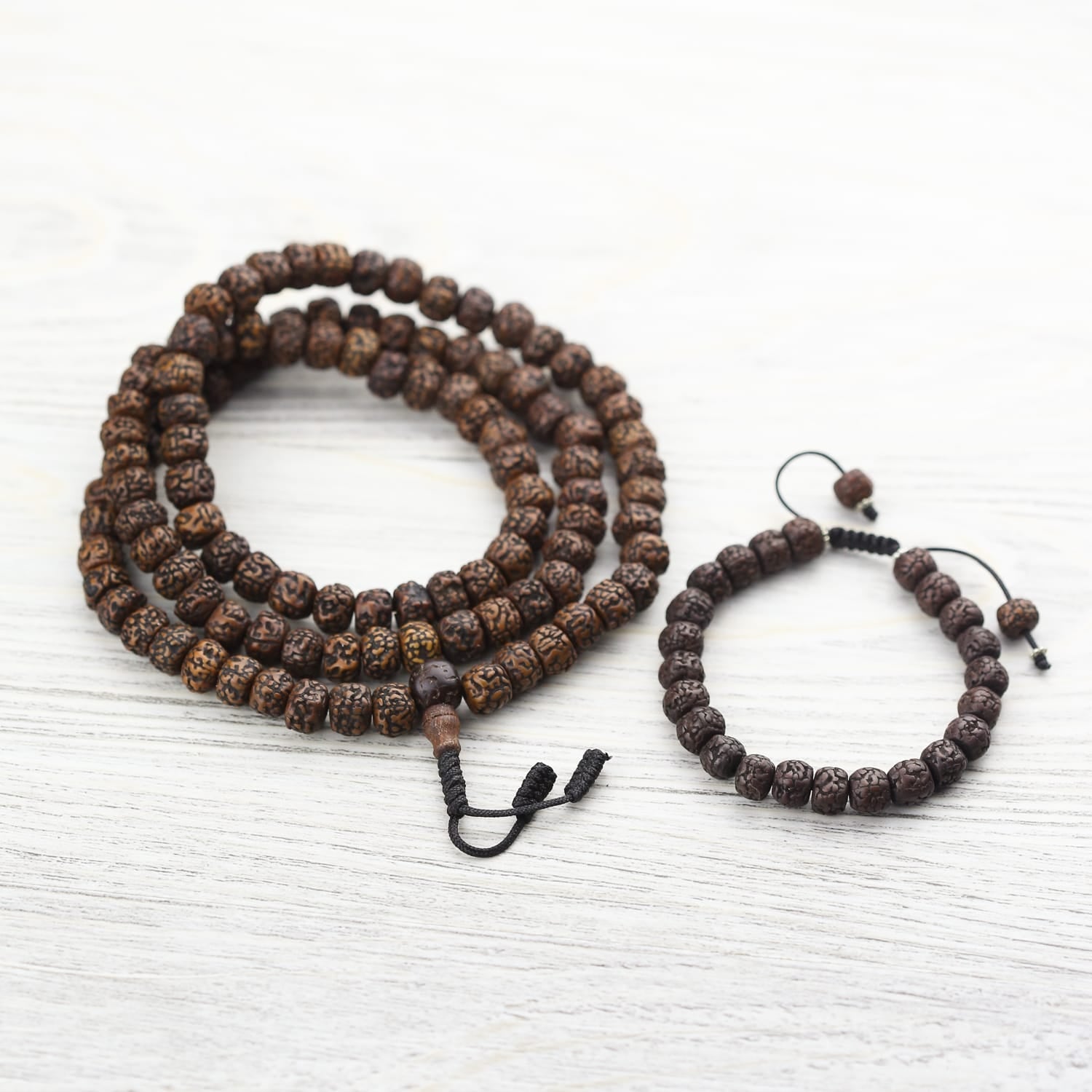 Aged Dark Rudraksha Beads