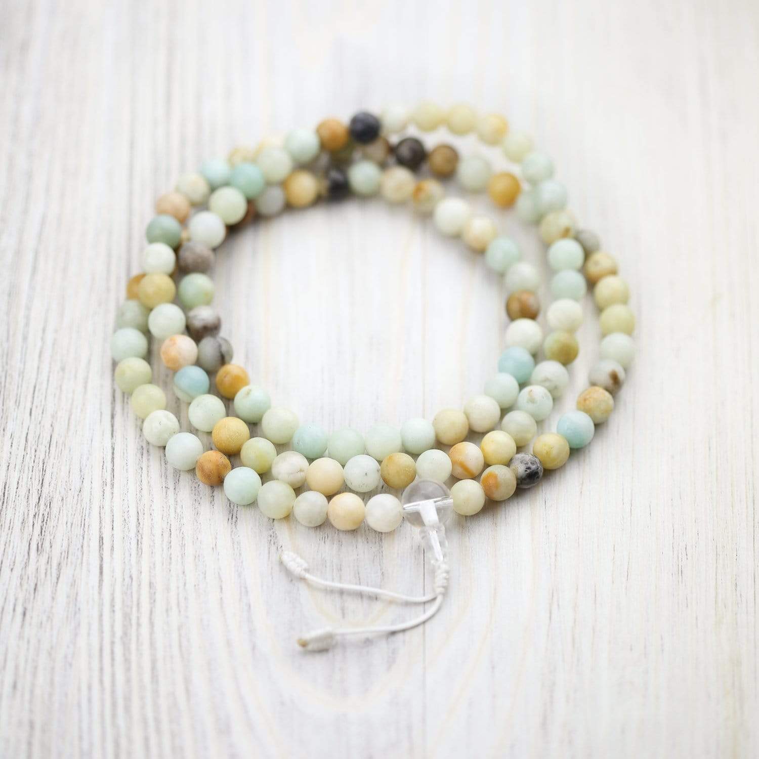 Amazonite Tranquility Mala & Bracelet Set