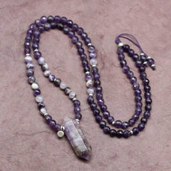 Amethyst Chakra Energy Mala