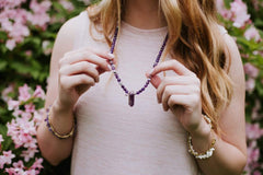 Amethyst Chakra Energy Mala