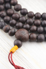 Antique Dark Bodhi Seed Mala