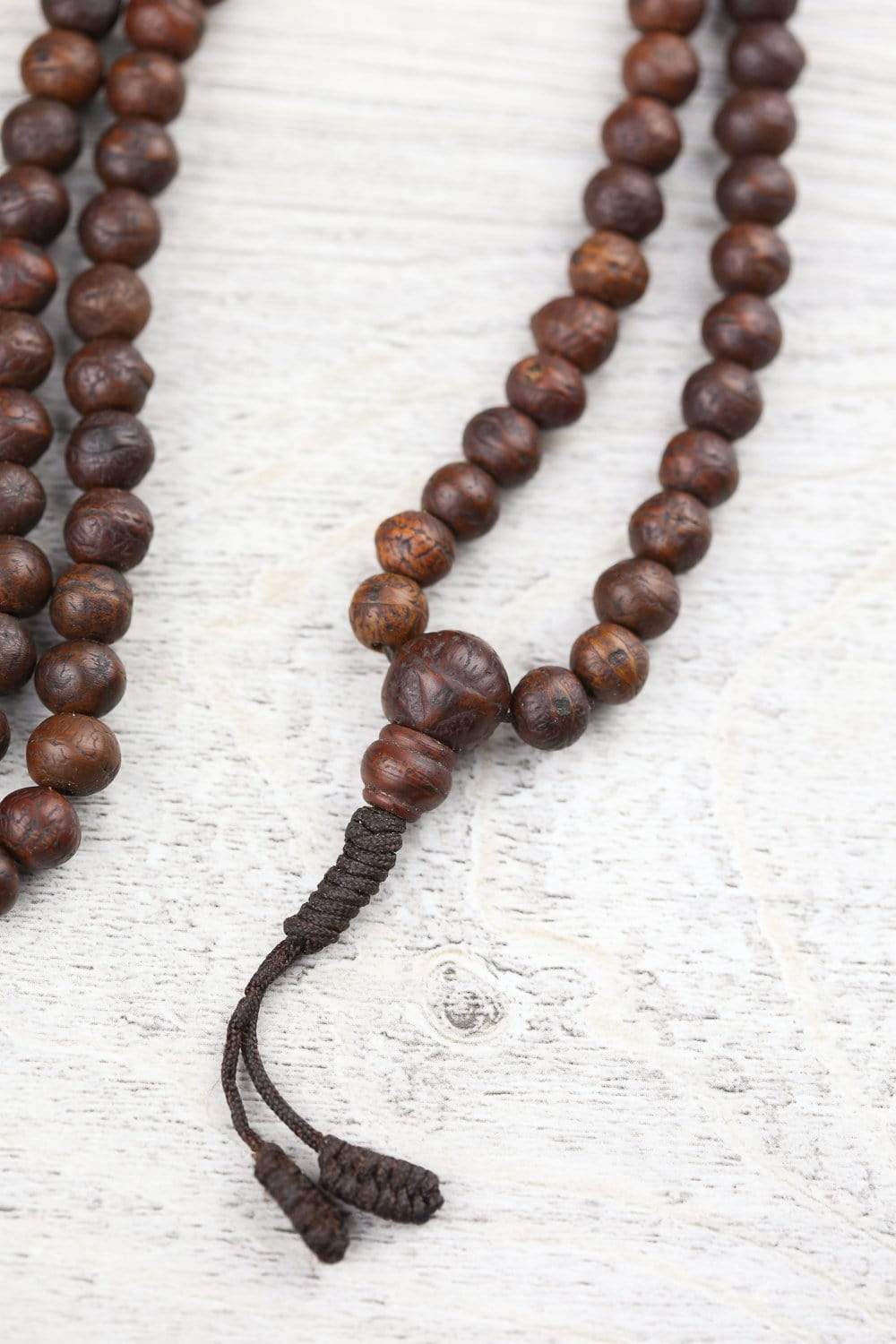 Antique Dark Bodhi Seed Mala