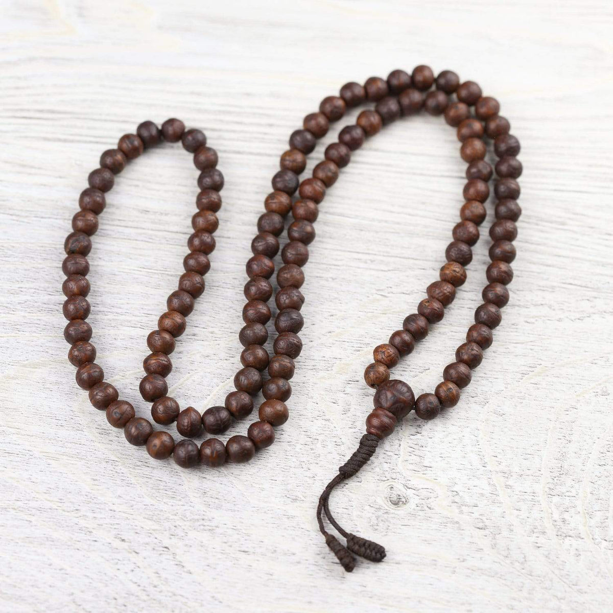 Antique Dark Bodhi Seed Mala