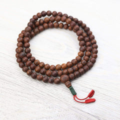 Antique Dark Bodhi Seed Mala