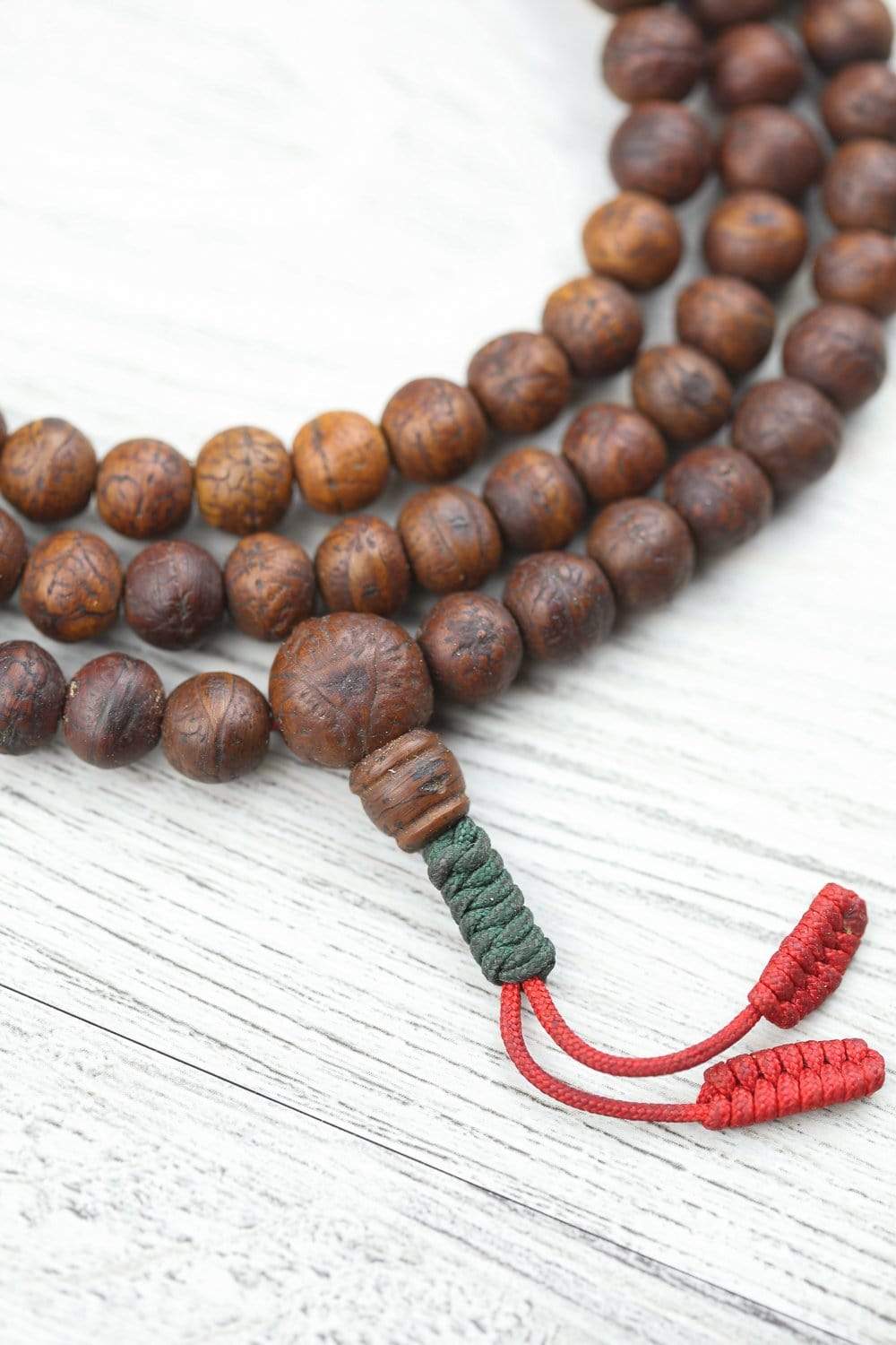 Antique Dark Bodhi Seed Mala
