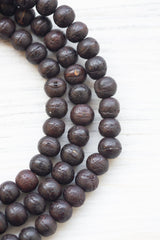 Antique Dark Phoenix Eye Bodhi Mala