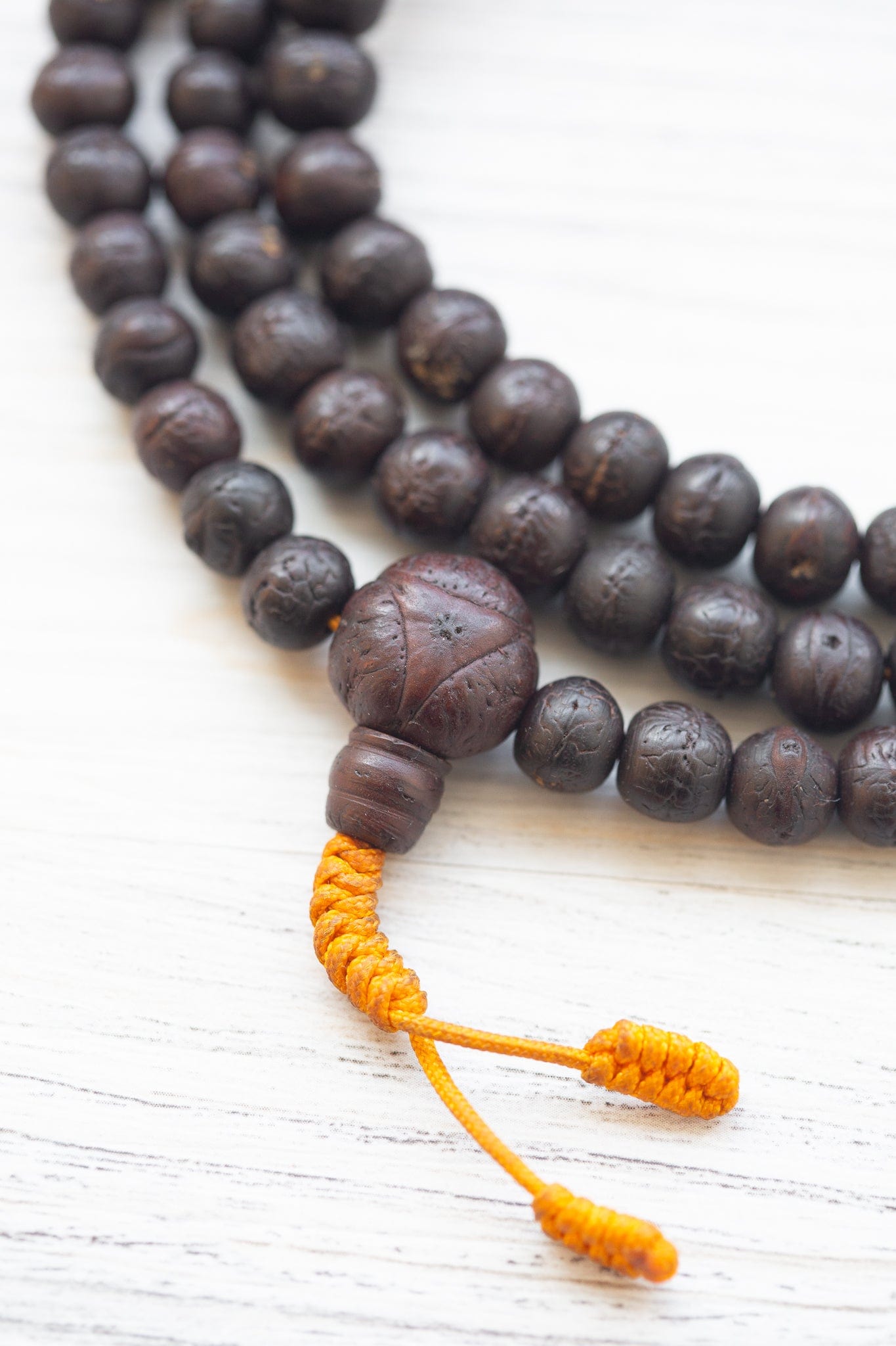 Antique Dark Phoenix Eye Bodhi Mala