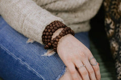 Antique Small Dark Phoenix Eye Bodhi Mala