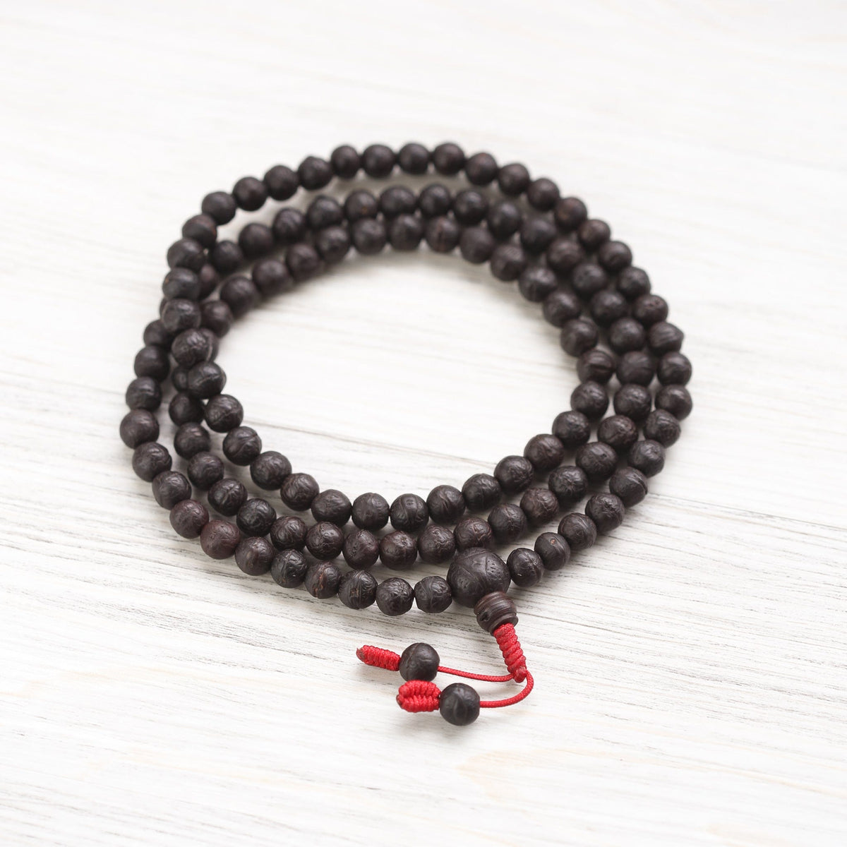 Antique Dark Phoenix Eye Bodhi Mala