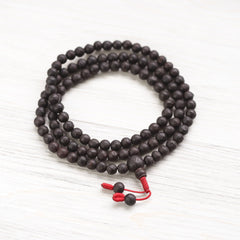Antique Dark Phoenix Eye Bodhi Mala