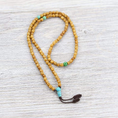 Antique Hand Carved Skull Mala