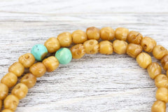 Antique Hand Carved Skull Mala