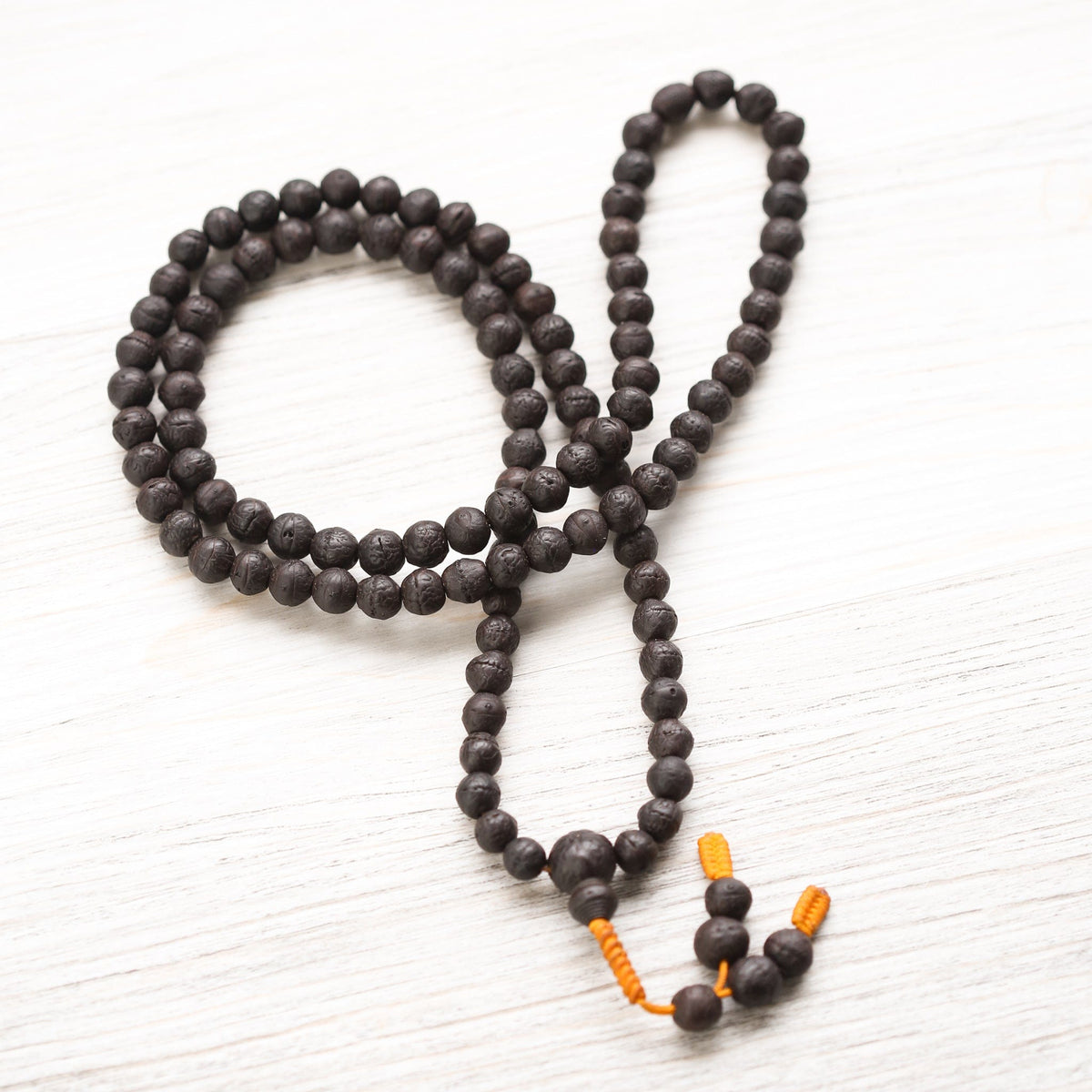 Antique Small Dark Phoenix Eye Bodhi Mala