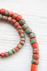 Antique Tibetan Coral Heirloom Necklace