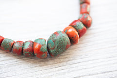 Antique Tibetan Coral Heirloom Necklace