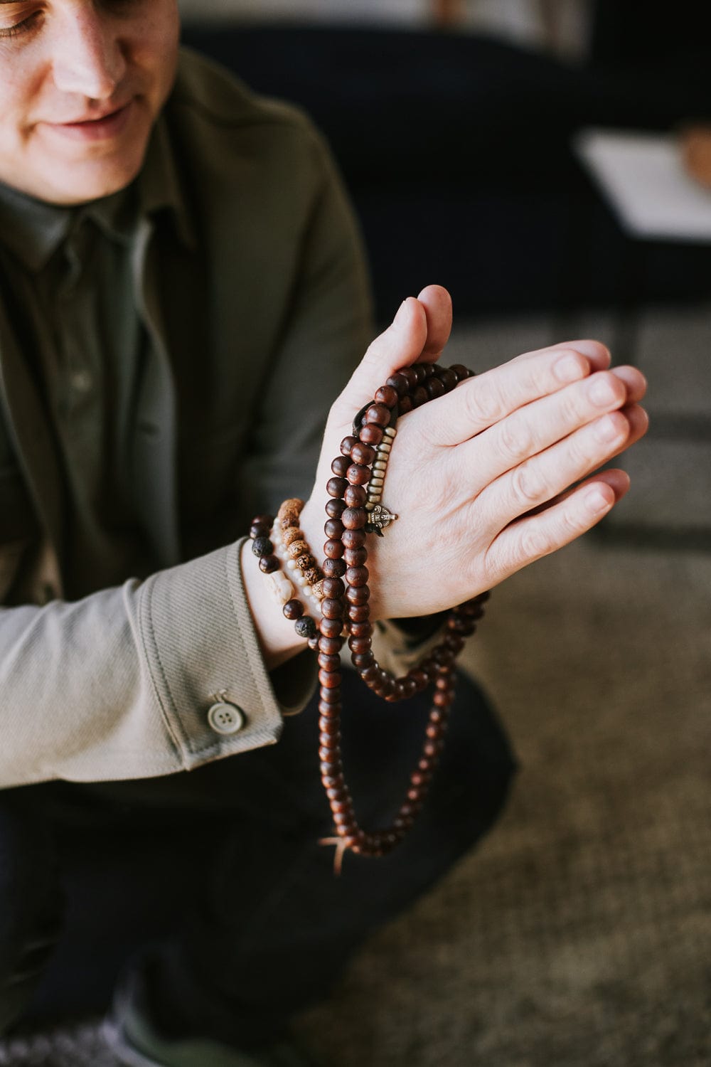 Authentic Bodhi Monk's Mala