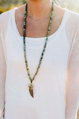 Awaken the Soul Necklace with African Turquoise