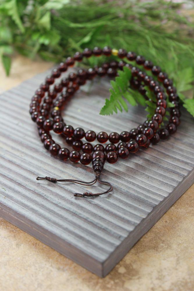 Baltic Amber 108 bead mala
