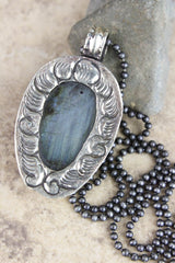 Air of Creativity and Instinct Small Skull Necklace
