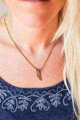3 Metal Fair Trade Dangle Necklace