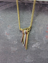 3 Metal Fair Trade Dangle Necklace