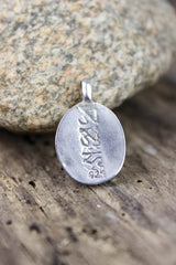 1 Inch Sterling Silver Ganesh Pendant