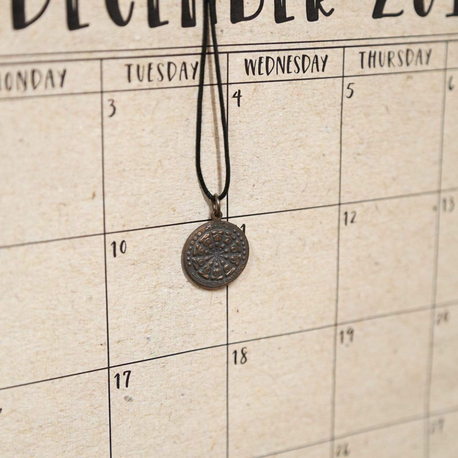Astrological Bronze Buddha Amulet
