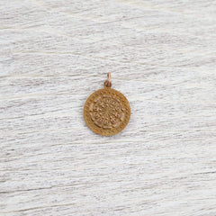 Astrological Buddha Copper Amulet
