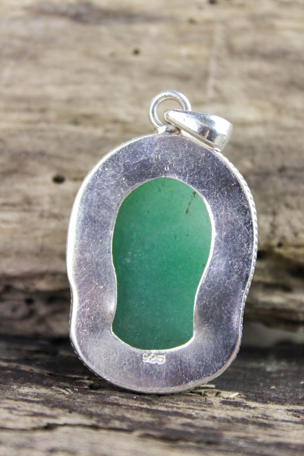 Aventurine Buddha Pendant with Rope Work