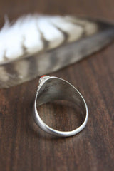 Antique Coral Passion Ring