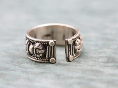 Adjustable Om Mani Ring