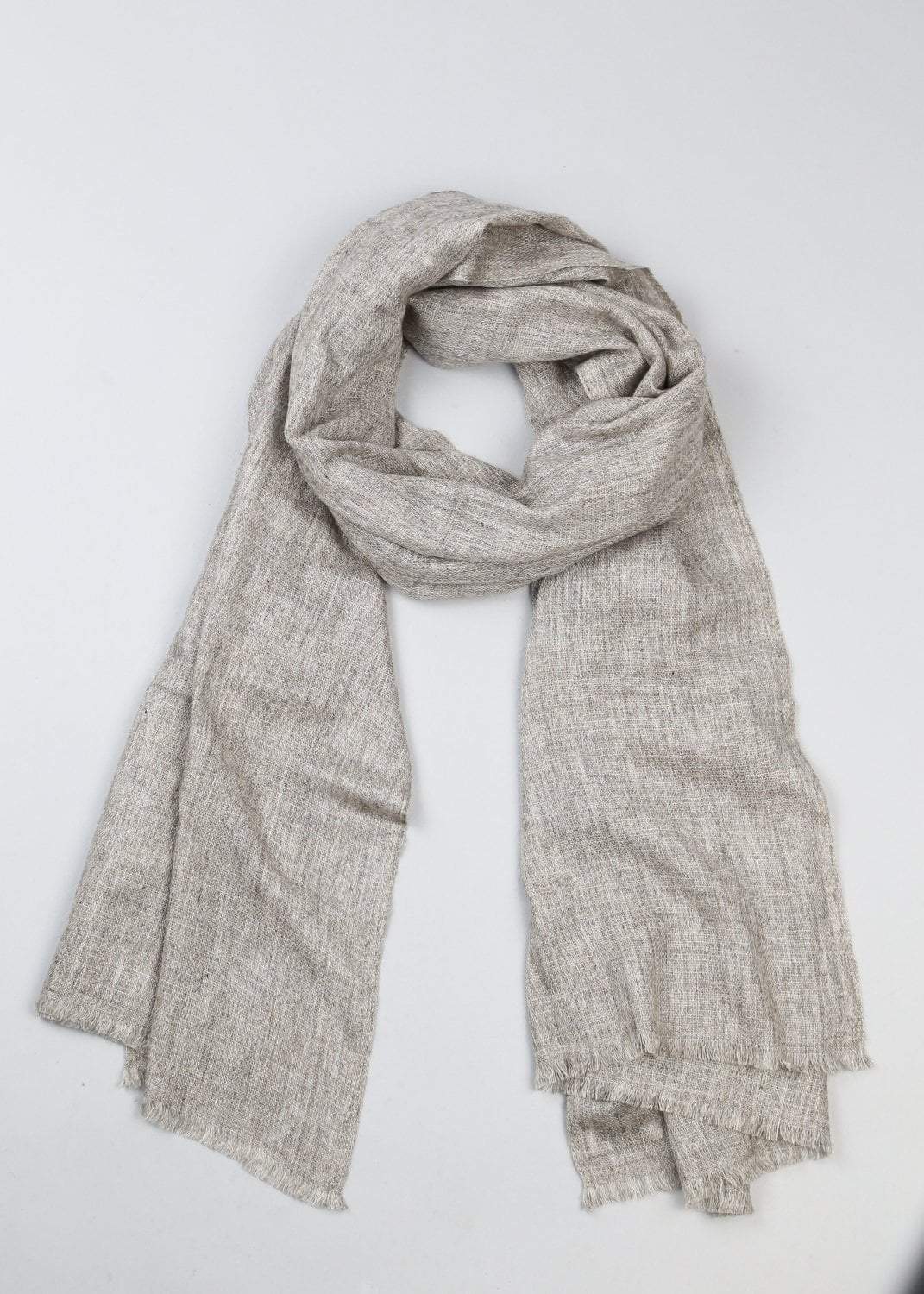 100% Cashmere Scarf in Grey