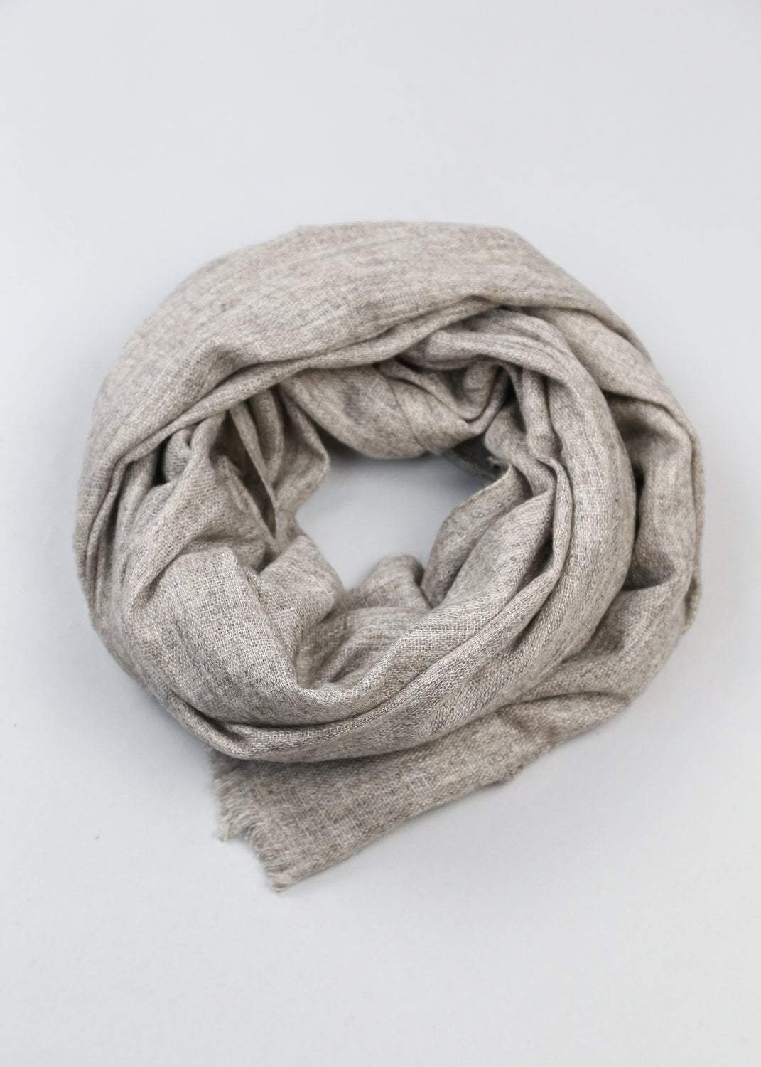 100% Cashmere Scarf in Grey