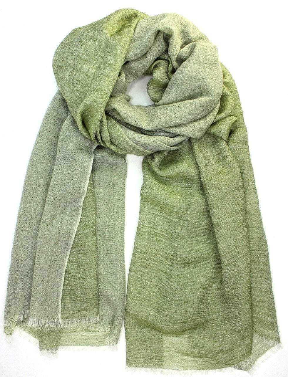 100% Pashmina Shawl in Silver Sage