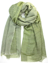 100% Pashmina Shawl in Silver Sage