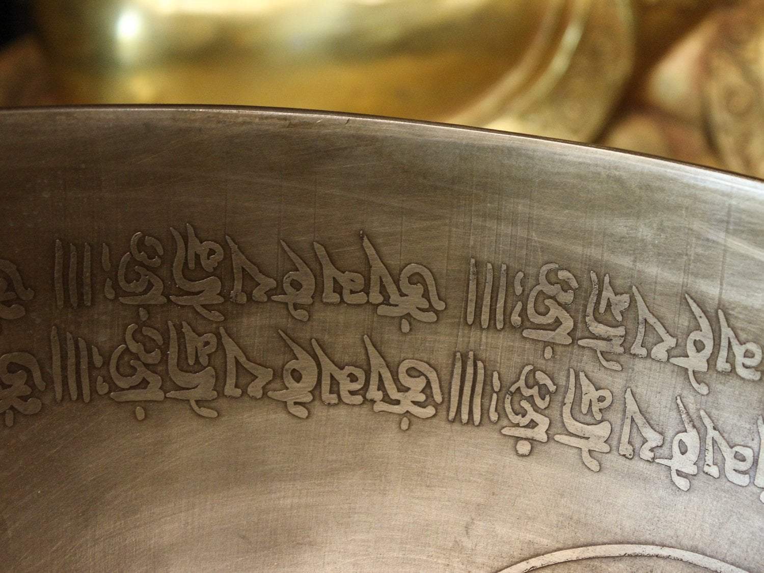 10 Inch Buddha Shakti and Om Singing Bowl