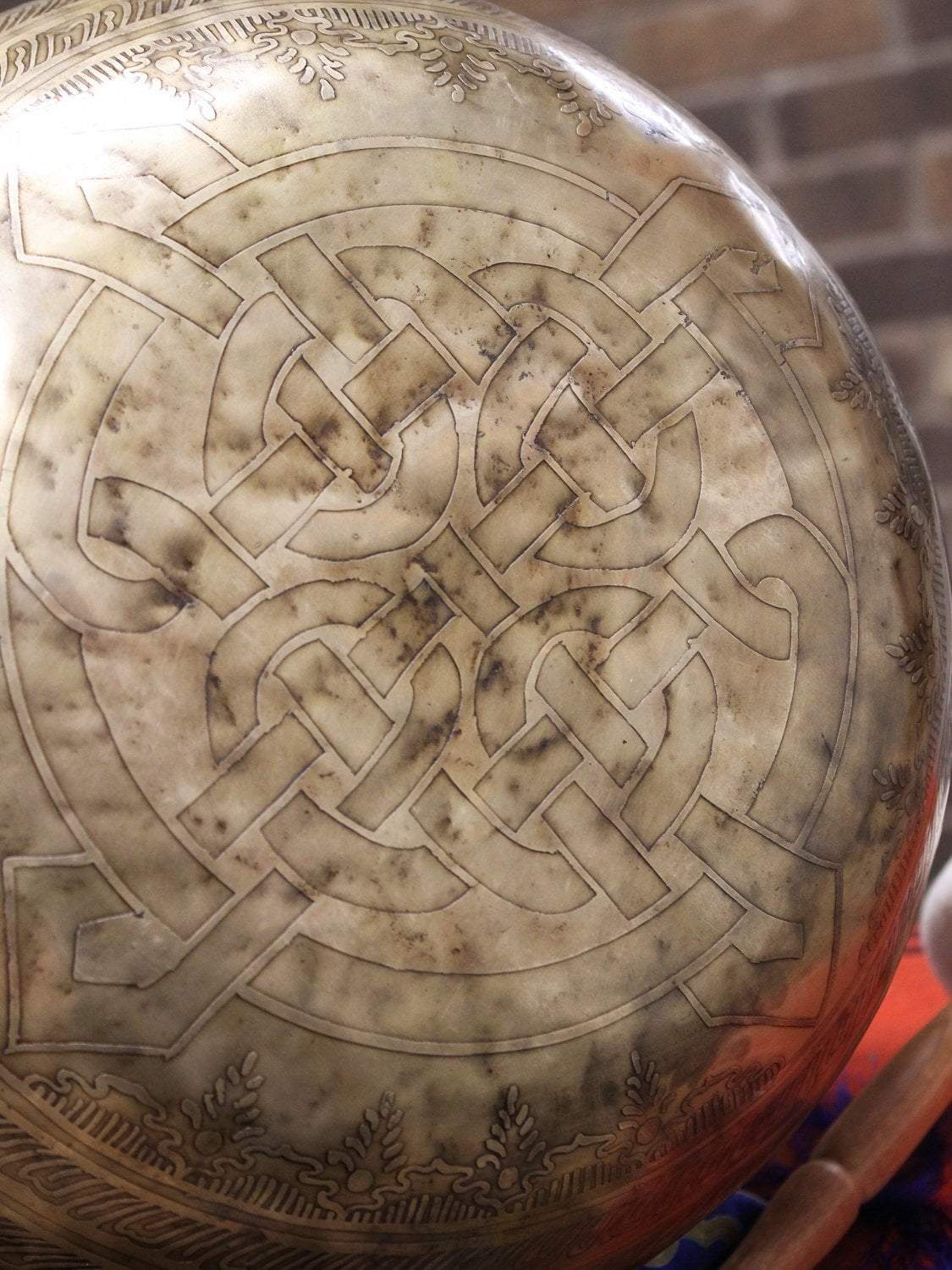 12 Inch Tibetan Dragon Singing Bowl