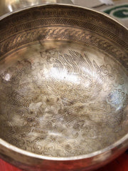 12 Inch Tibetan Dragon Singing Bowl