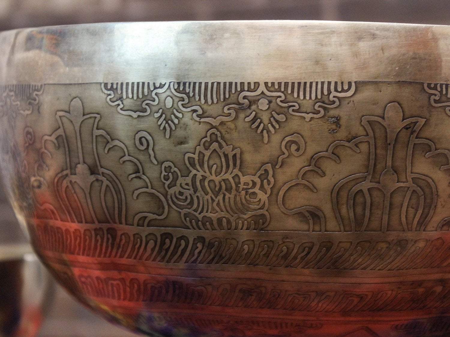 12 Inch Tibetan Dragon Singing Bowl