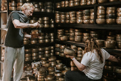 Antique Singing Bowl Throat Chakra 210 Hz