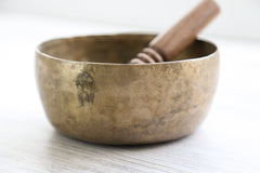 Antique Singing Bowl Throat Chakra 201 Hz