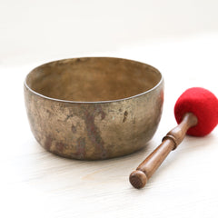 Antique Singing Bowl Throat Chakra 210 Hz